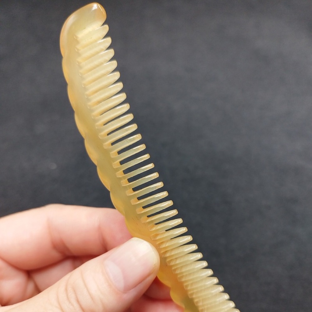 Brand New Premium Quality Ox Horn Bone Comb 100% Handmade - Picture 3 of 5
